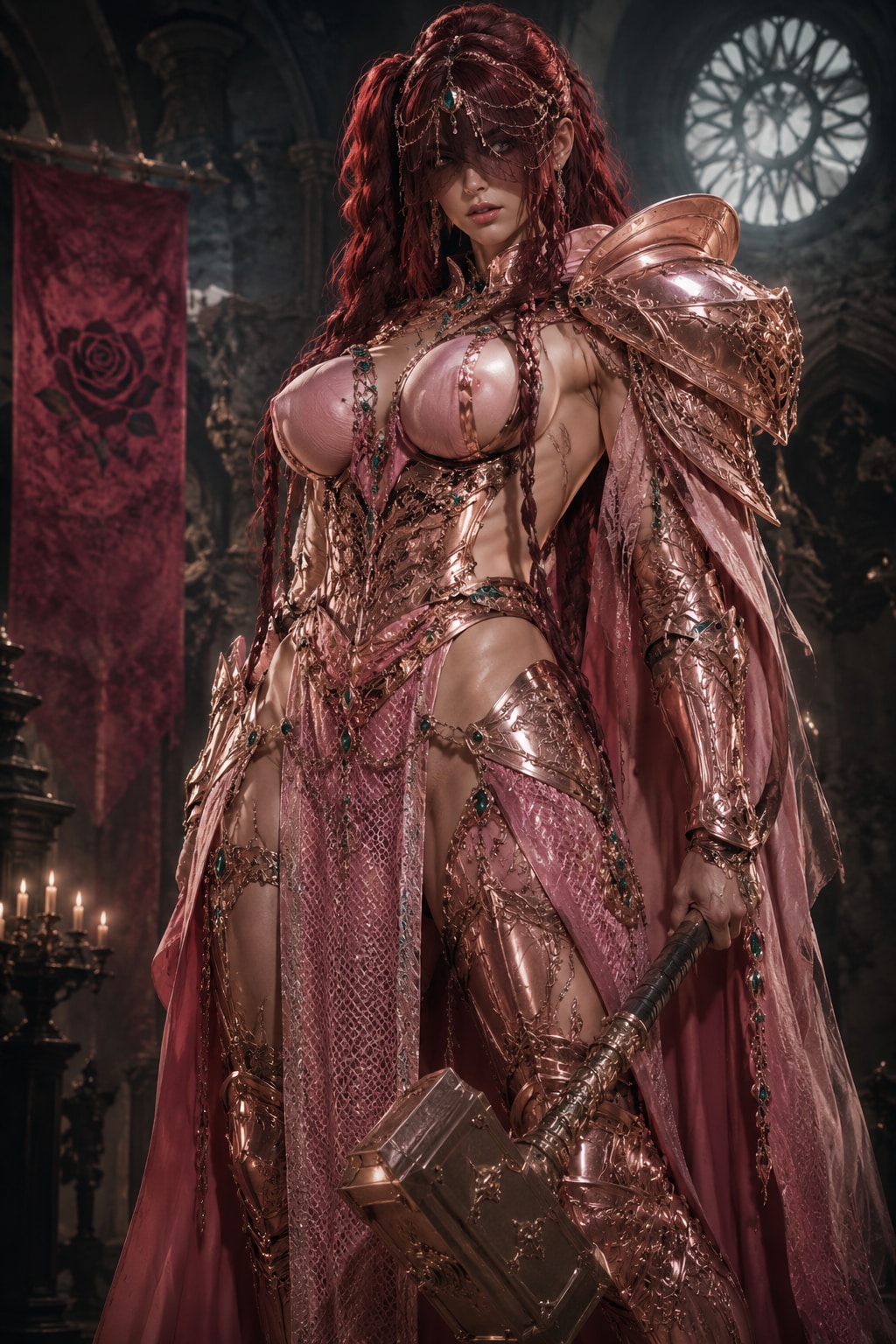 ピンクな女騎士
