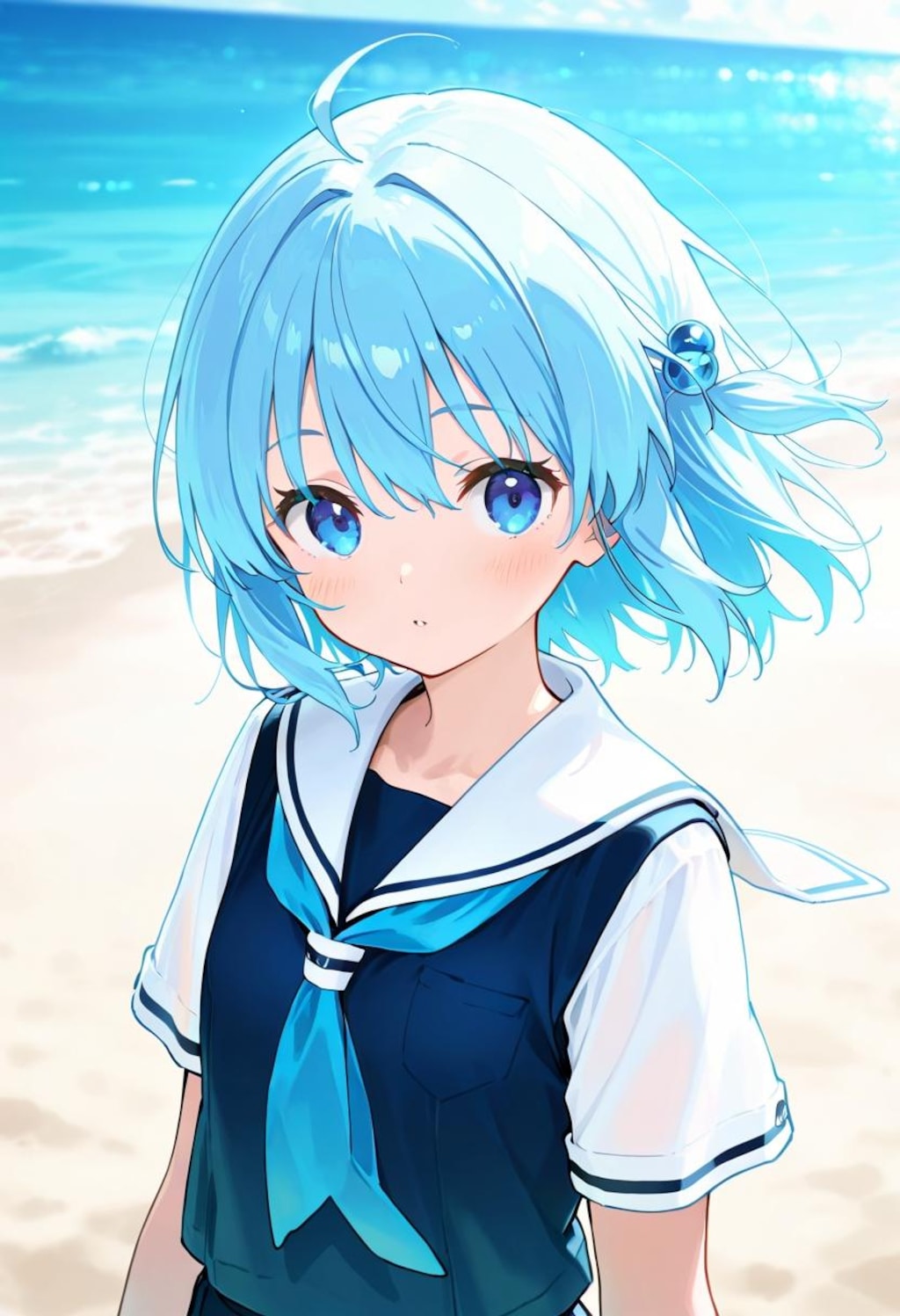 ビーチの娘
