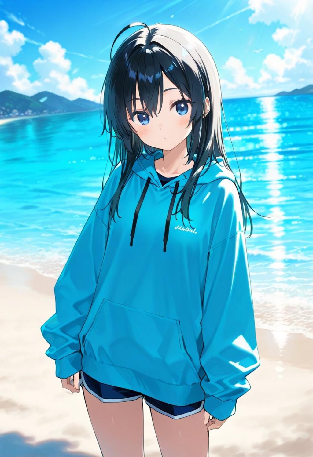 ビーチの娘
