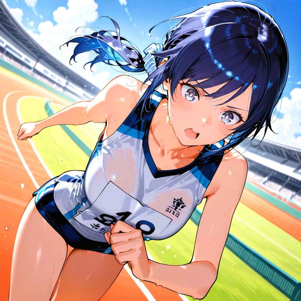 陸上する七瀬　39