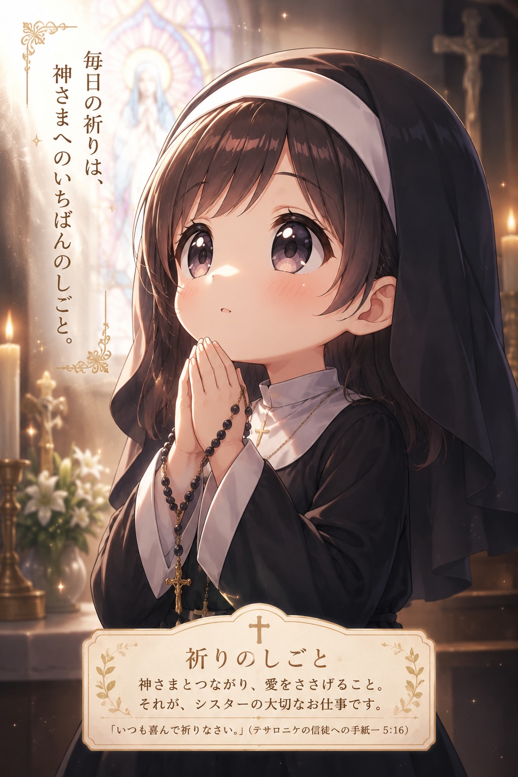 シスターの日々の祈り【#シスターの日常】