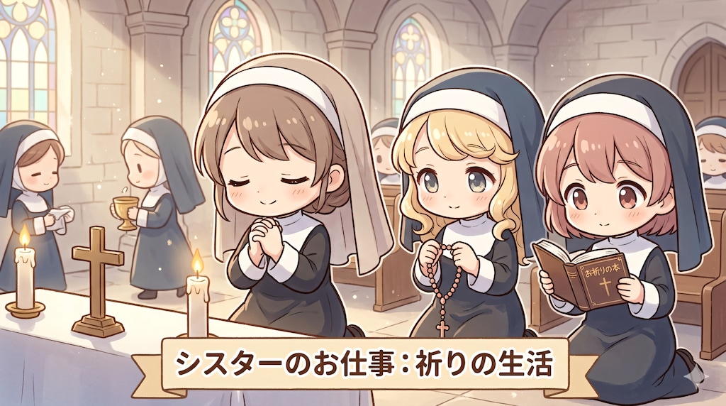シスターの日々の祈り【#シスターの日常】