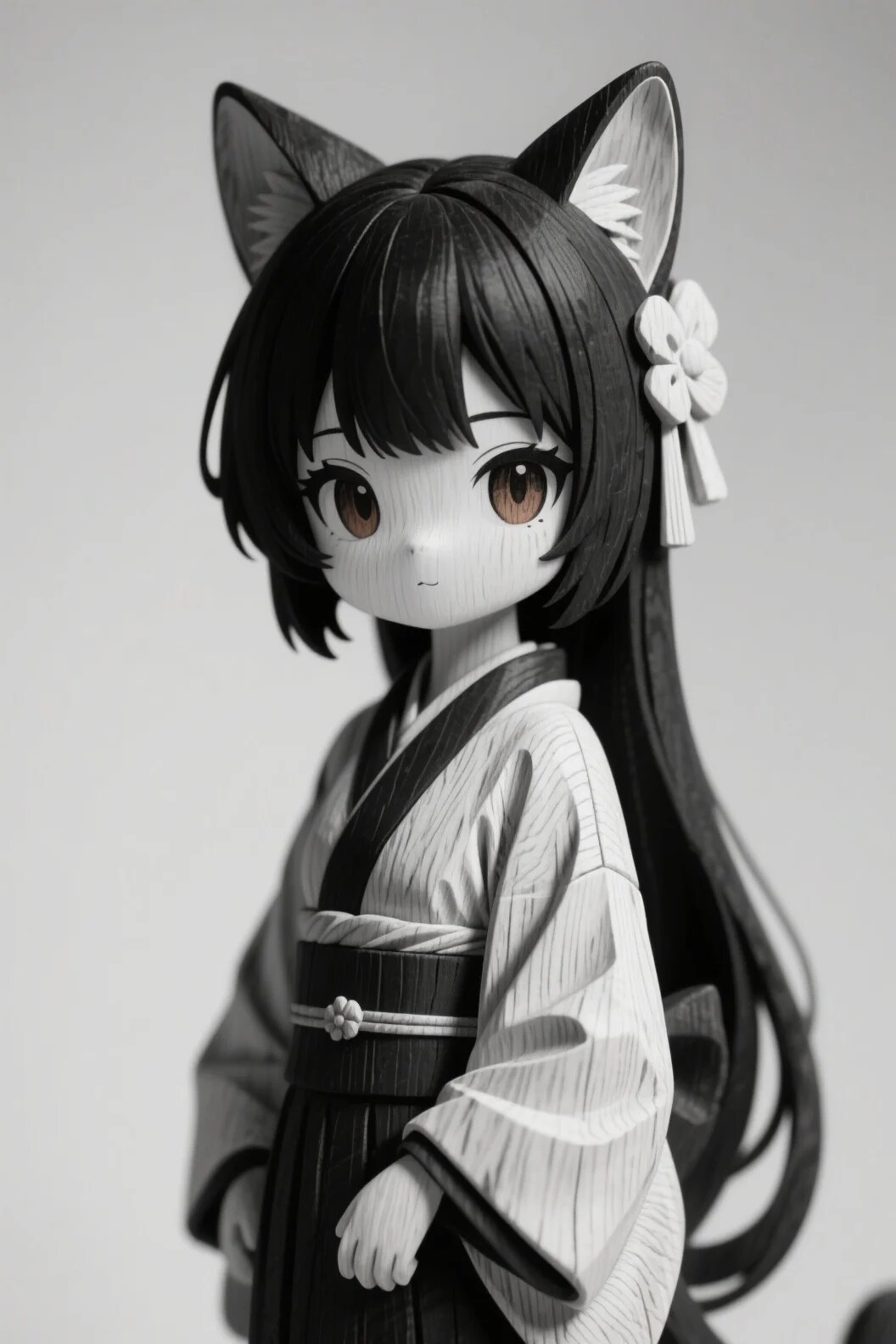 木彫りのさくらちゃん | の人気AIイラスト・グラビア