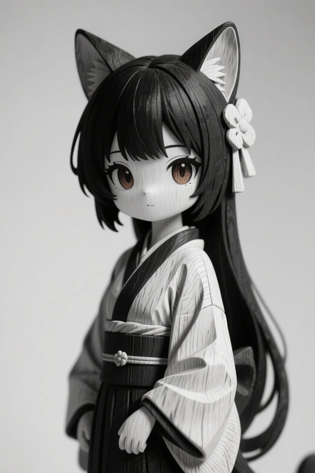 木彫りのさくらちゃん