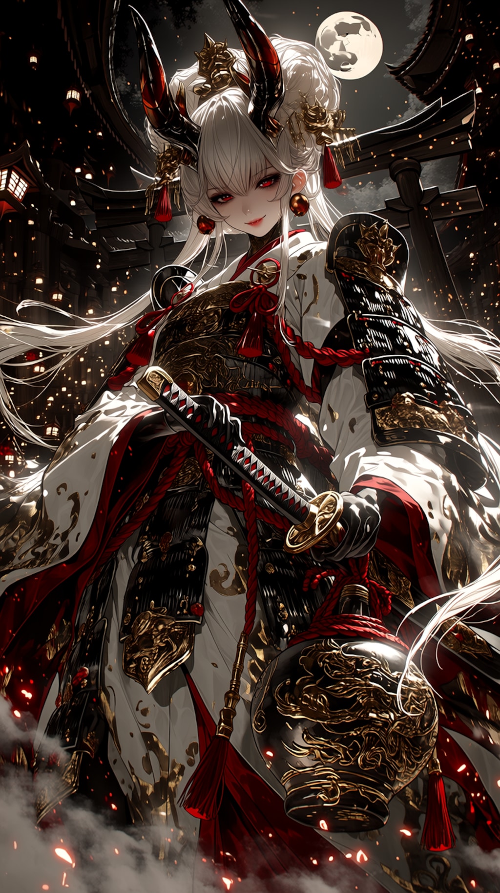 Shuten Doji’s Midnight Banquet     「酒呑童子の深夜の宴」