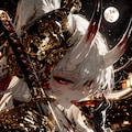 Shuten Doji’s Midnight Banquet     「酒呑童子の深夜の宴」 3枚目