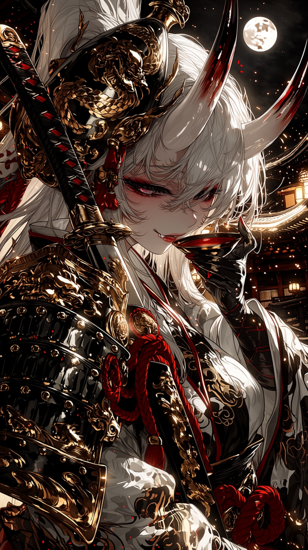 Shuten Doji’s Midnight Banquet     「酒呑童子の深夜の宴」