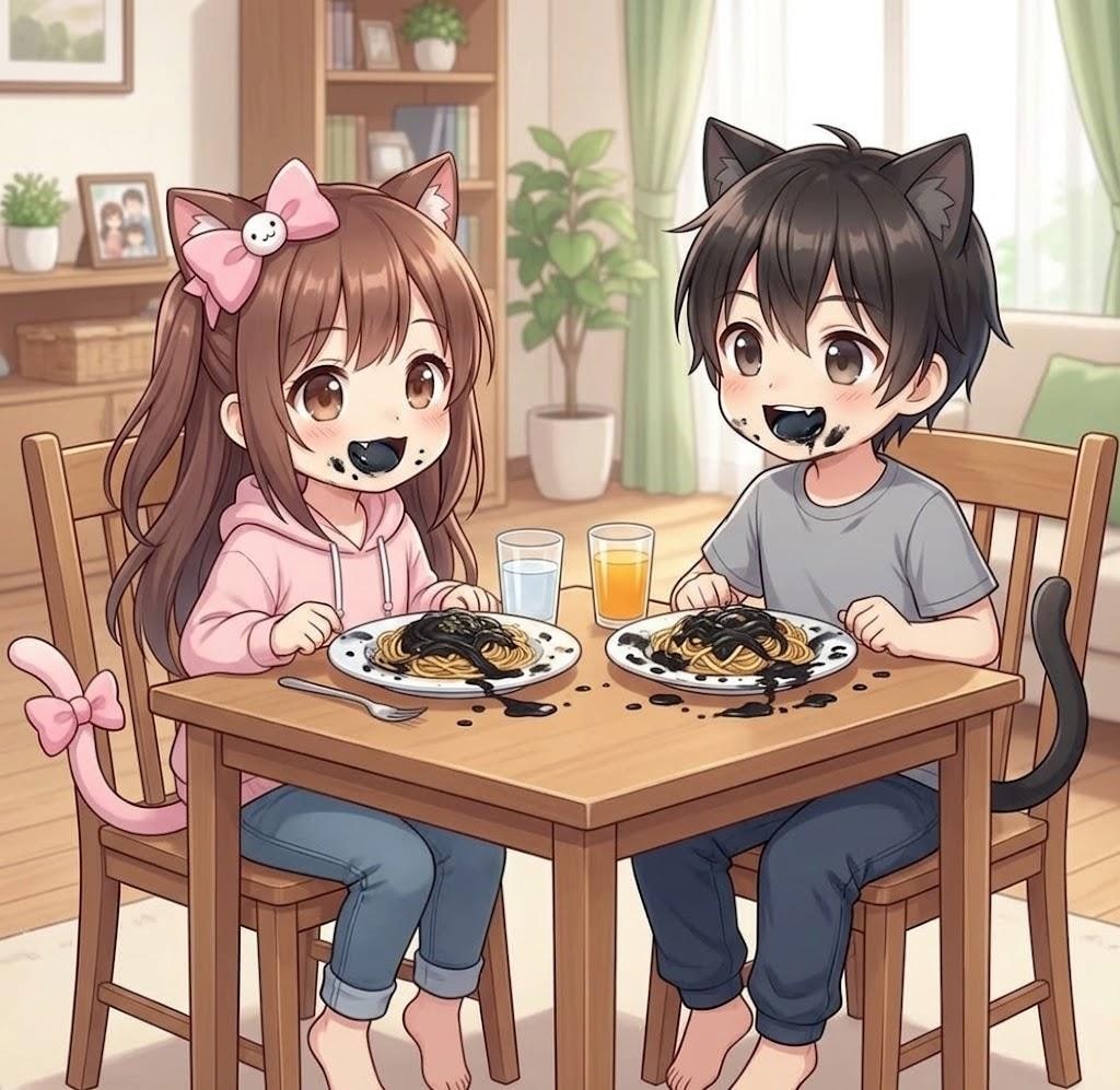 イカ墨パスタ