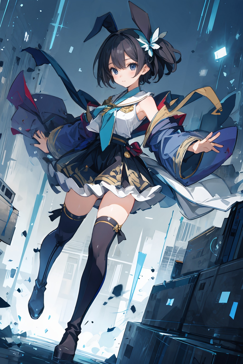 くろうさぎちゃん | の人気AIイラスト・グラビア