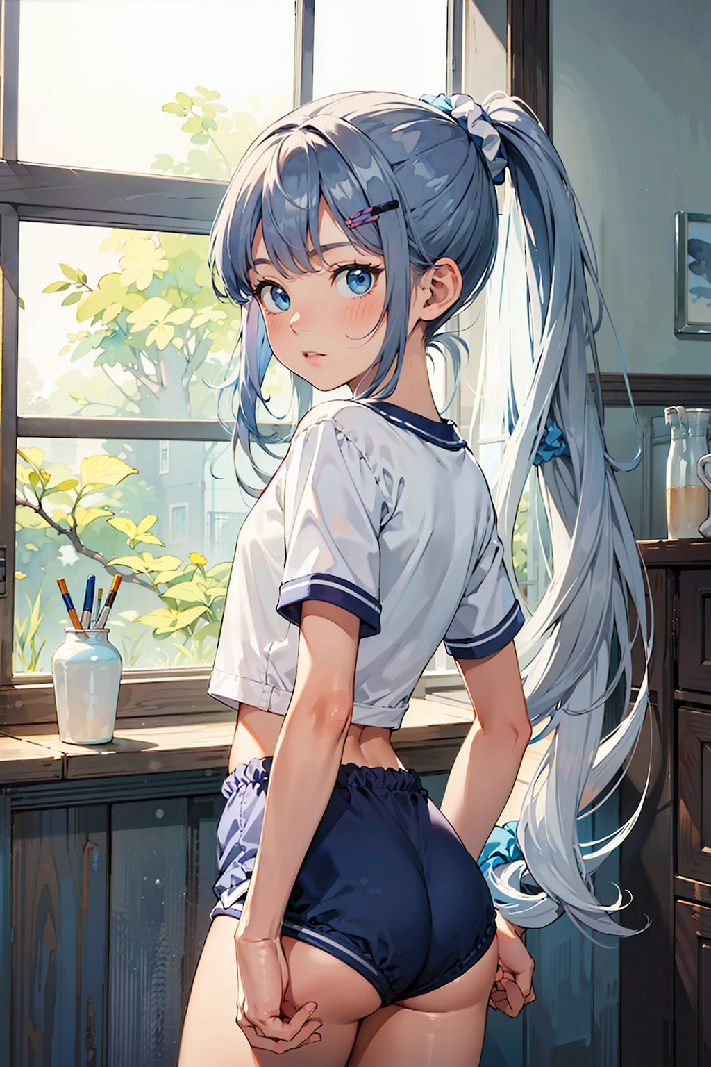 ブルマとポニテ