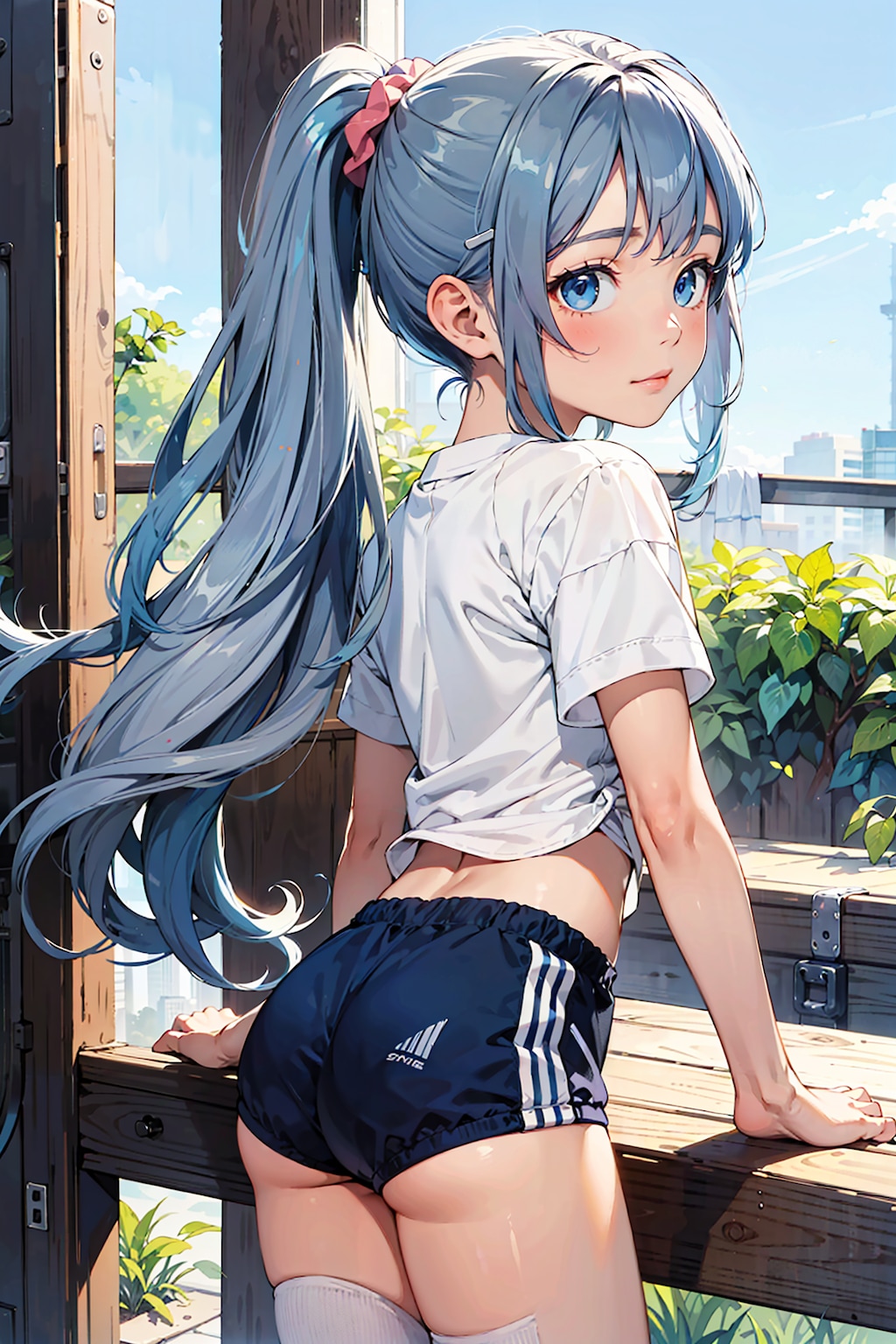 ブルマとポニテ