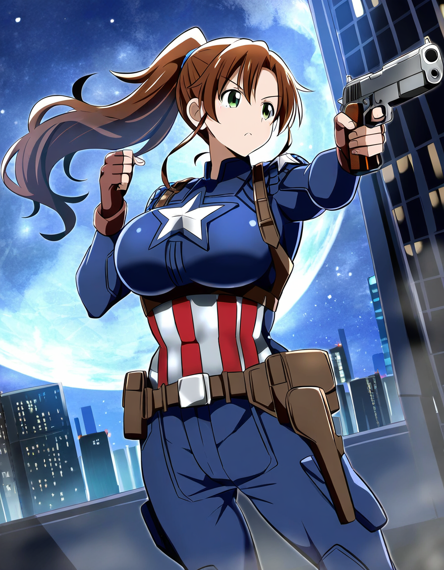 優雅な射撃ポーズ | の人気AIイラスト・グラビア