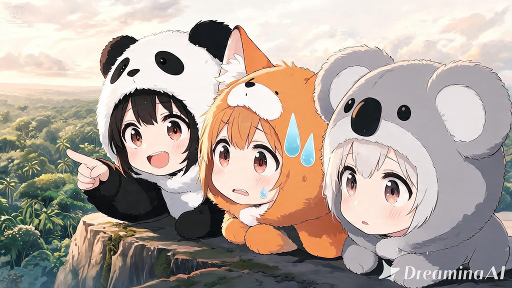 着ぐるみ村の住人が恐竜の世界に１【#サマーアドベンチャーフェス】