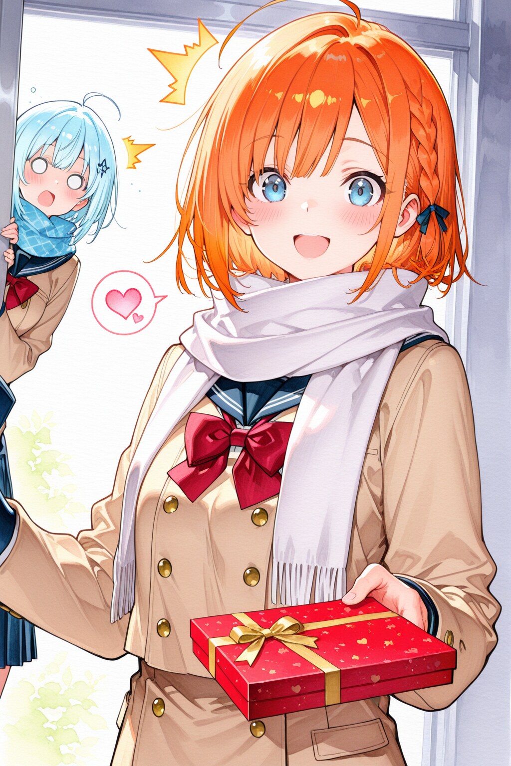 バレンタインの２人 | の人気AIイラスト・グラビア