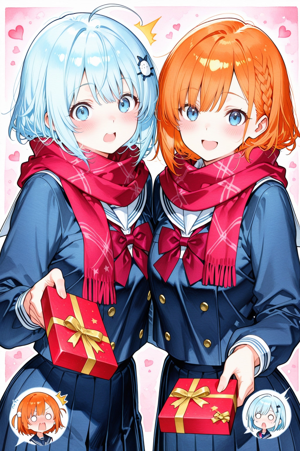 バレンタインの２人