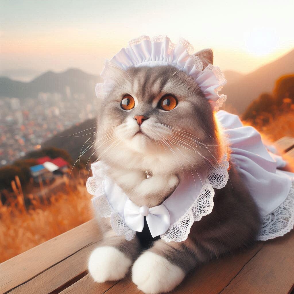 屋外猫メイド