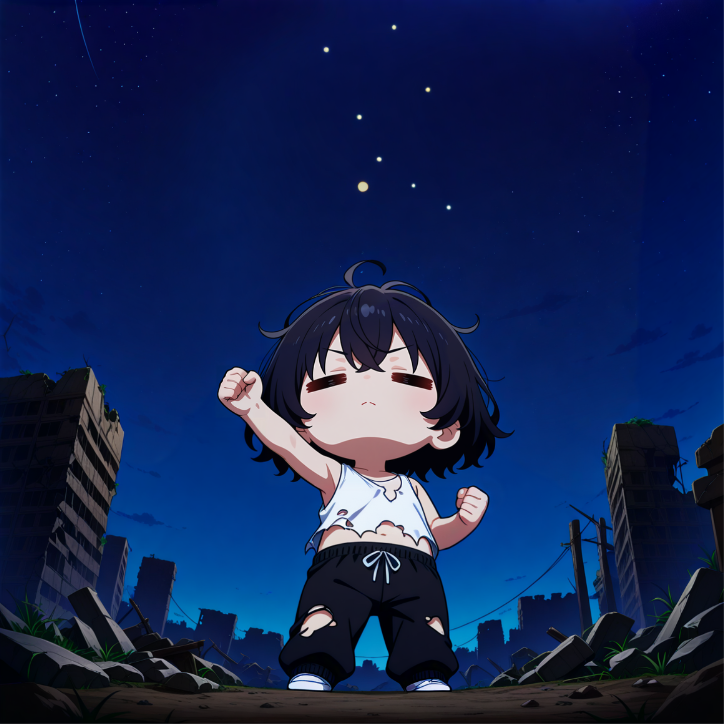 ラオウごっこ