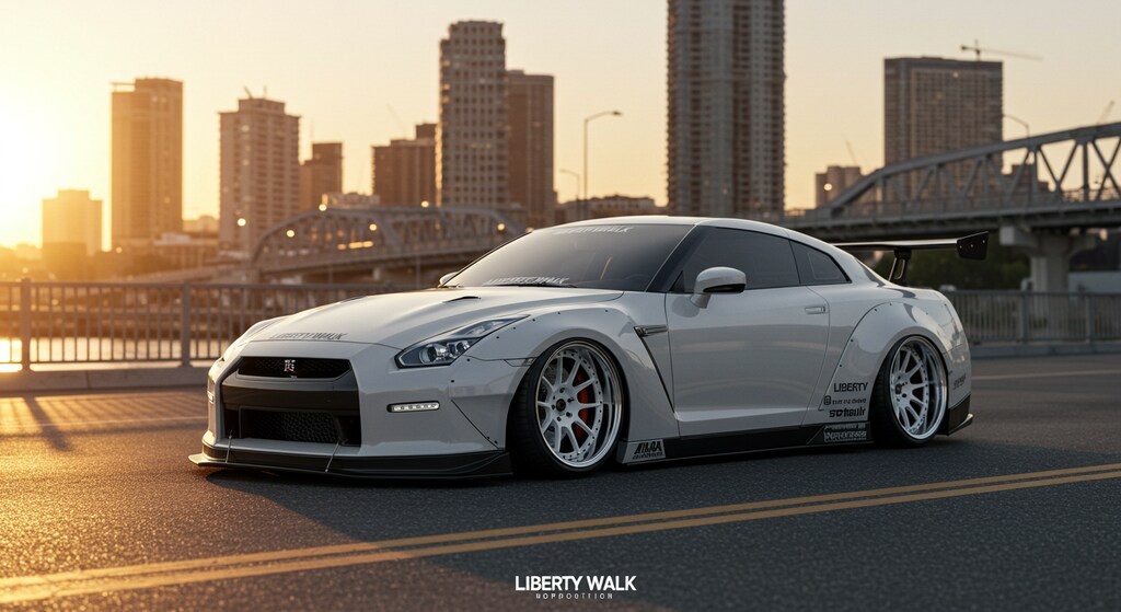 リバティーウォークGT-Rのドリ車