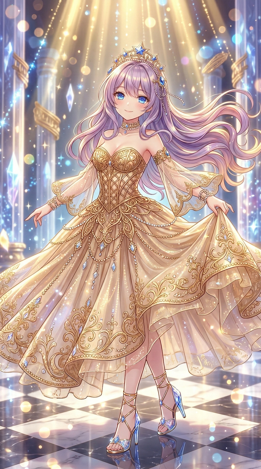 星屑の舞姫、黄金の夜に戯る