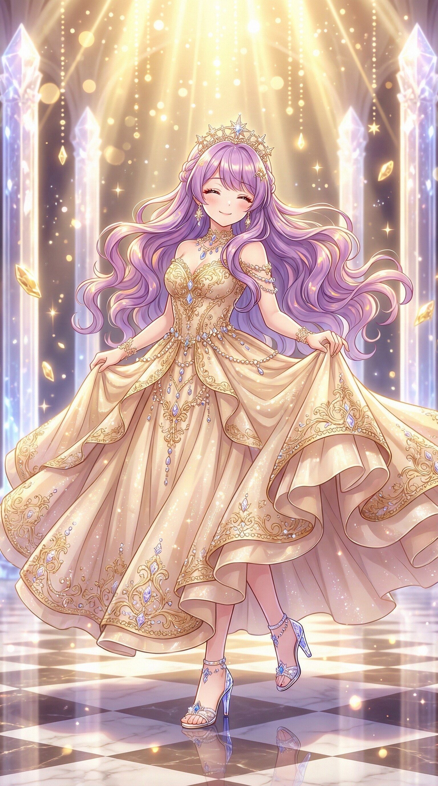 星屑の舞姫、黄金の夜に戯る | の人気AIイラスト・グラビア