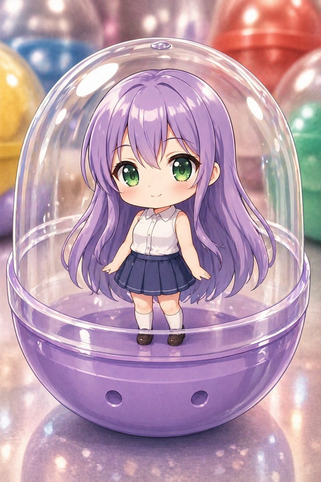 新モデルLILACちゃんをカプセルに入れたよ