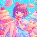 お菓子の国と甘党女子 2枚目