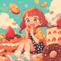 お菓子の国と甘党女子 3枚目