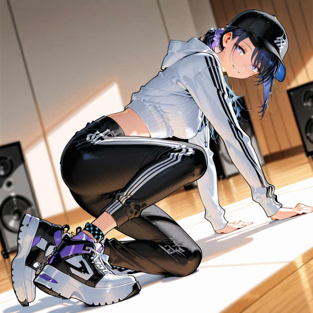 ダンス練習中の七瀬　130