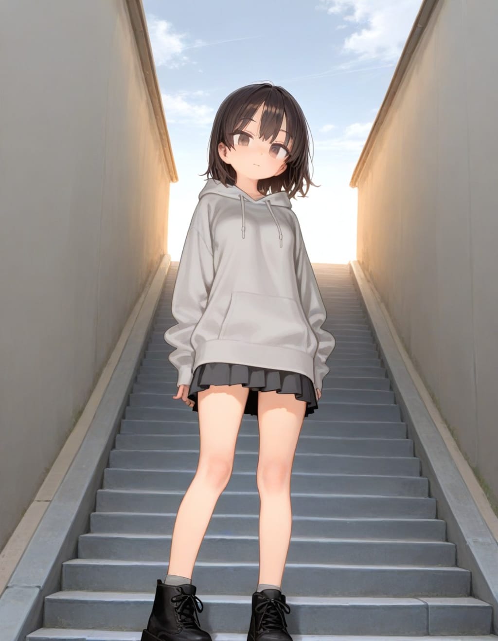 今日のパーカー娘