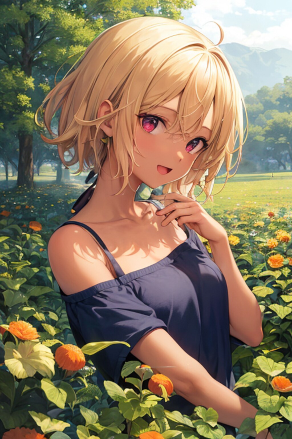 今日暑いね～