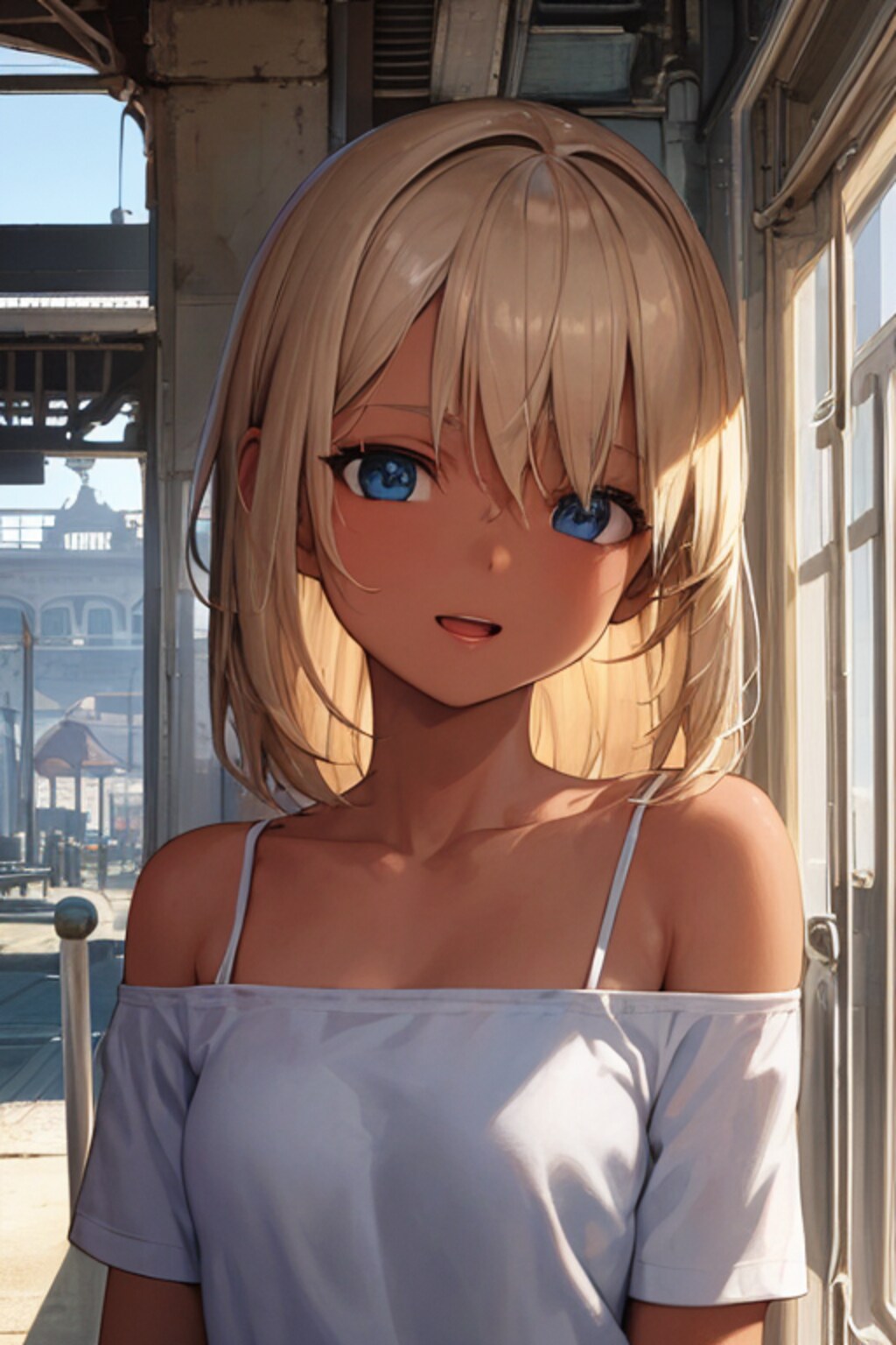 今日暑いね～