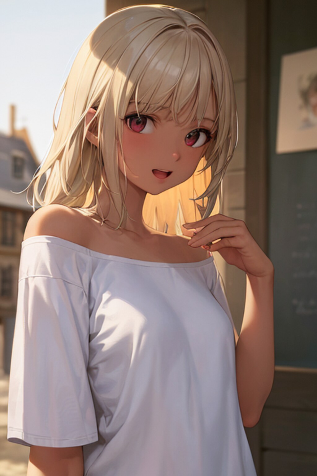 今日暑いね～