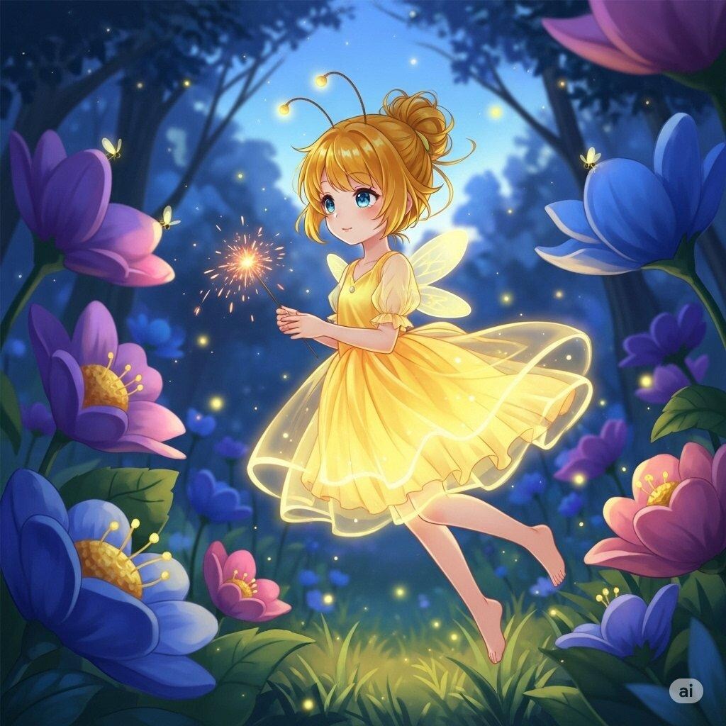 ほたるの妖精（ちちぷいちゃん）