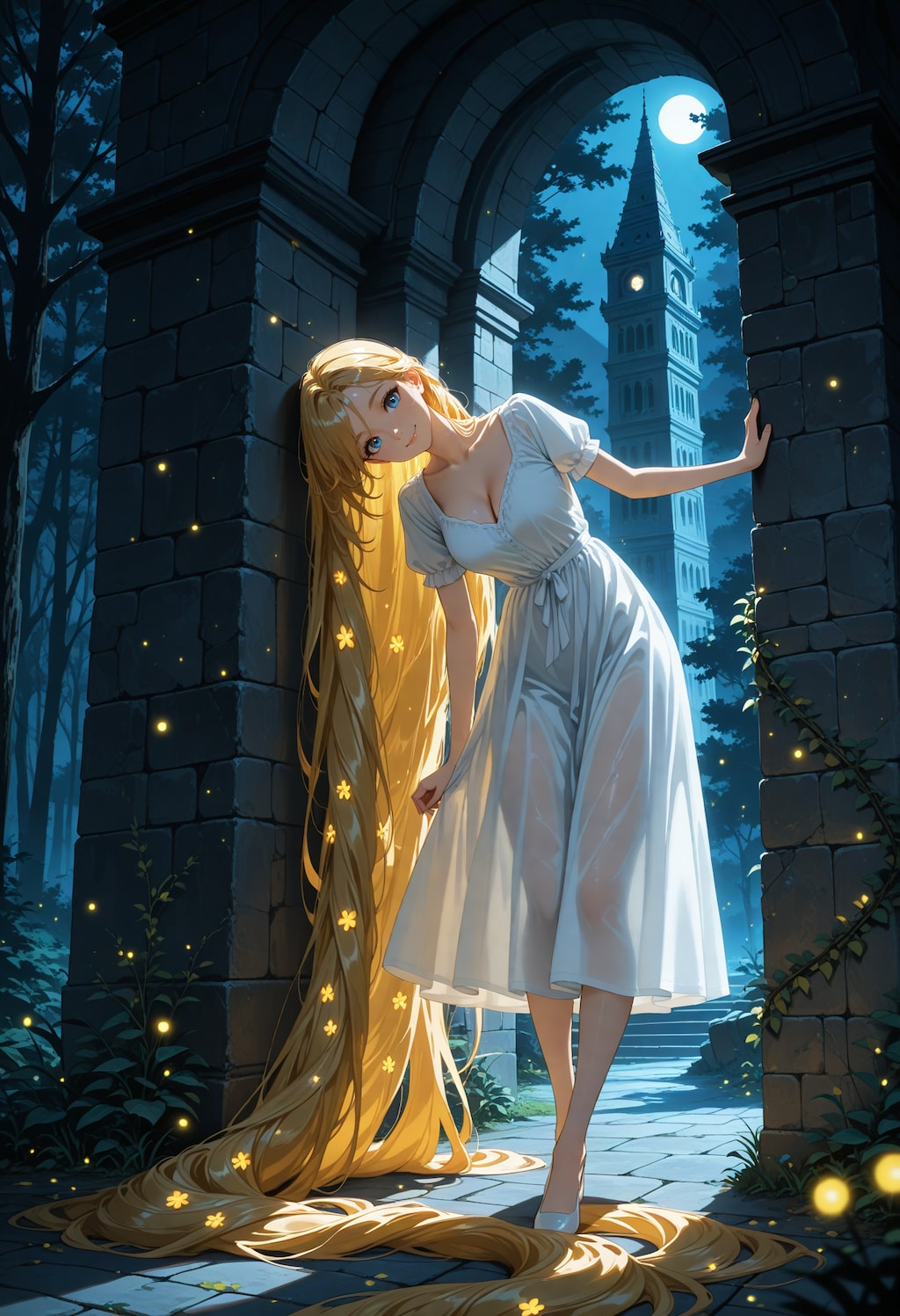 月夜のラプンツェル