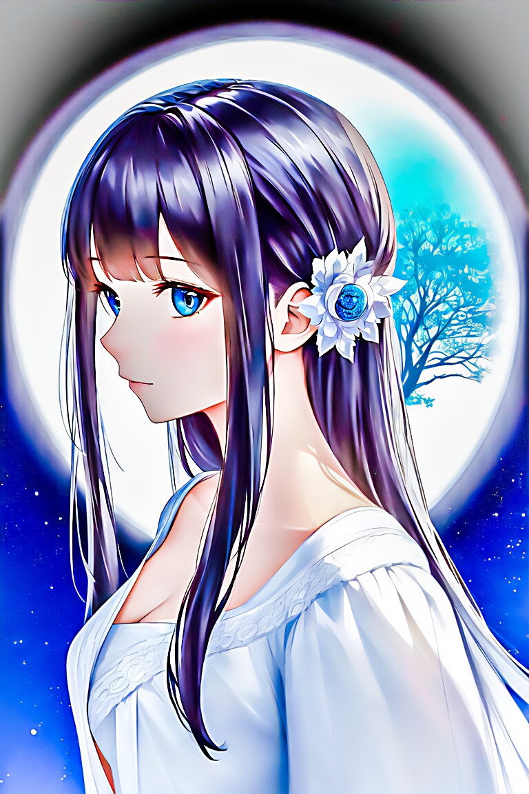 Dancing Thoughts in the Moonlit Breeze