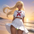 セーラー服でパンチラ 3枚目