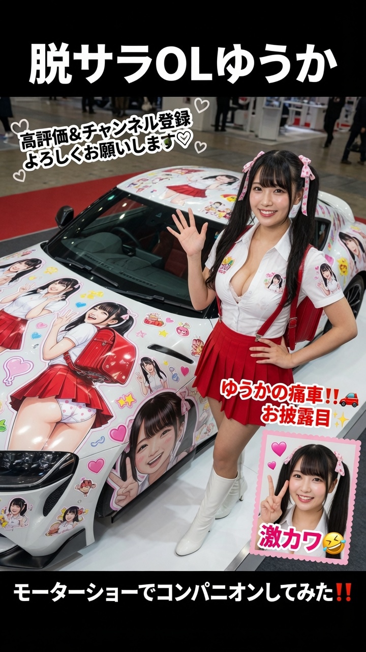 モーターショーでコンパニオンしてみた‼️