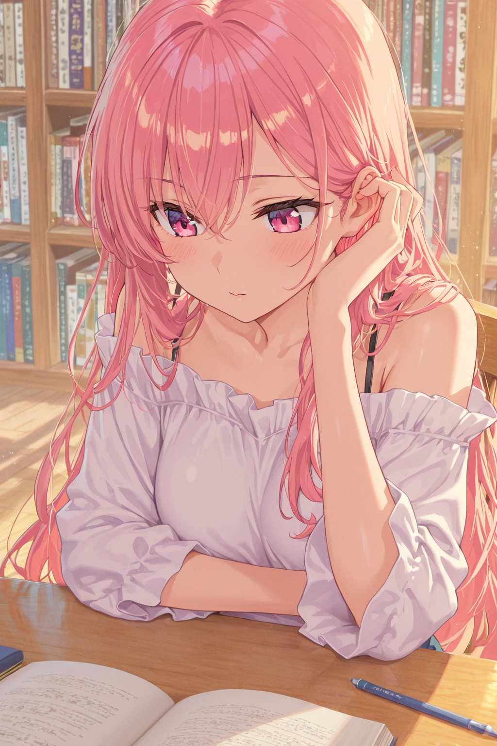 図書館でお勉強