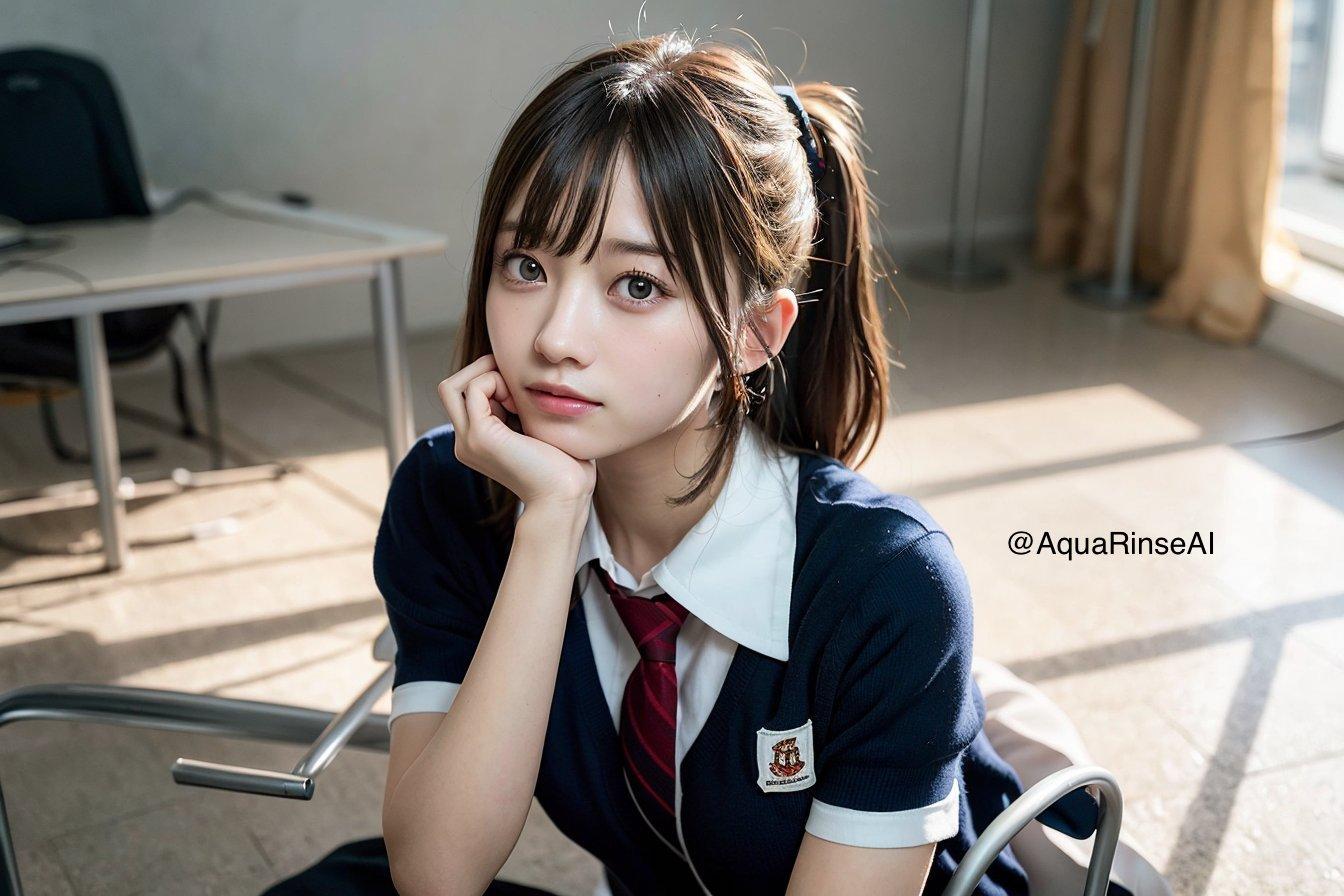 ポニテの女の子