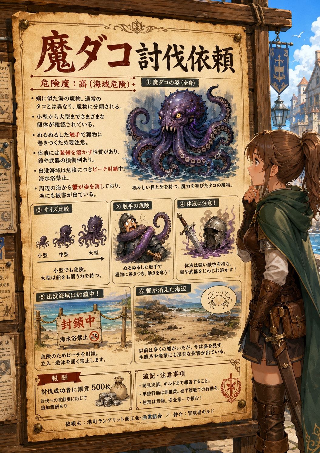 魔ダコ討伐依頼