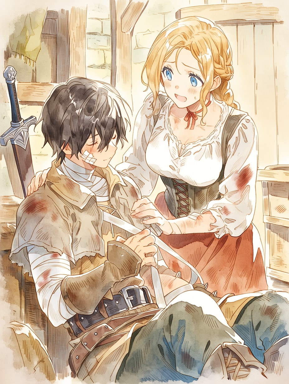 騎士と村娘94 | の人気AIイラスト・グラビア