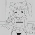 ブルー猫子 3枚目