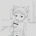 ブルー猫子 4枚目