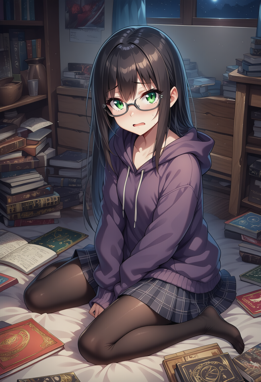 「あ…悪魔さんが…二人…？！もう魔法の本で悪戯で儀式とかしないですから…そろそろ私の家に勝手に入らないで…」