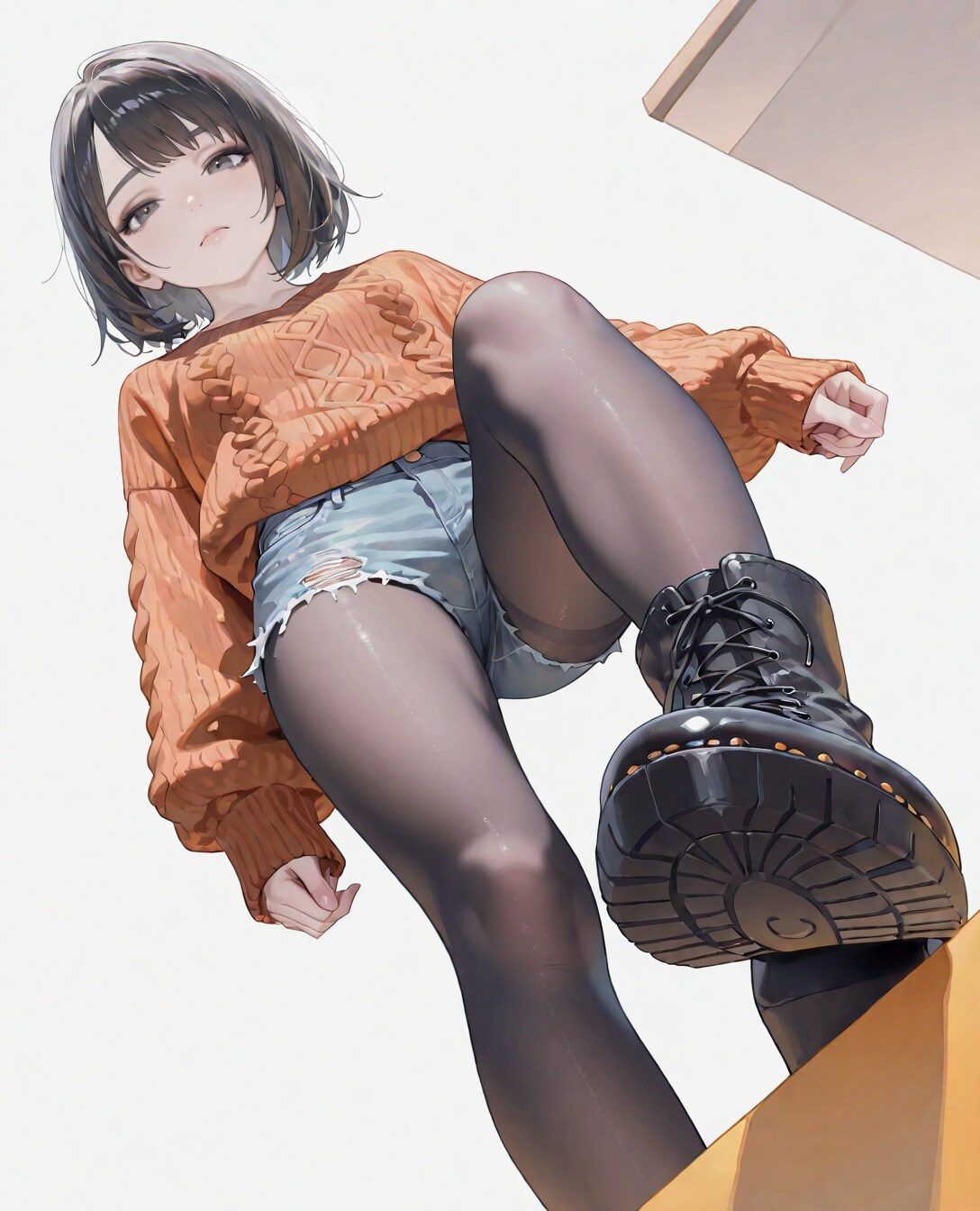 踏んじゃうよ？ | の人気AIイラスト・グラビア