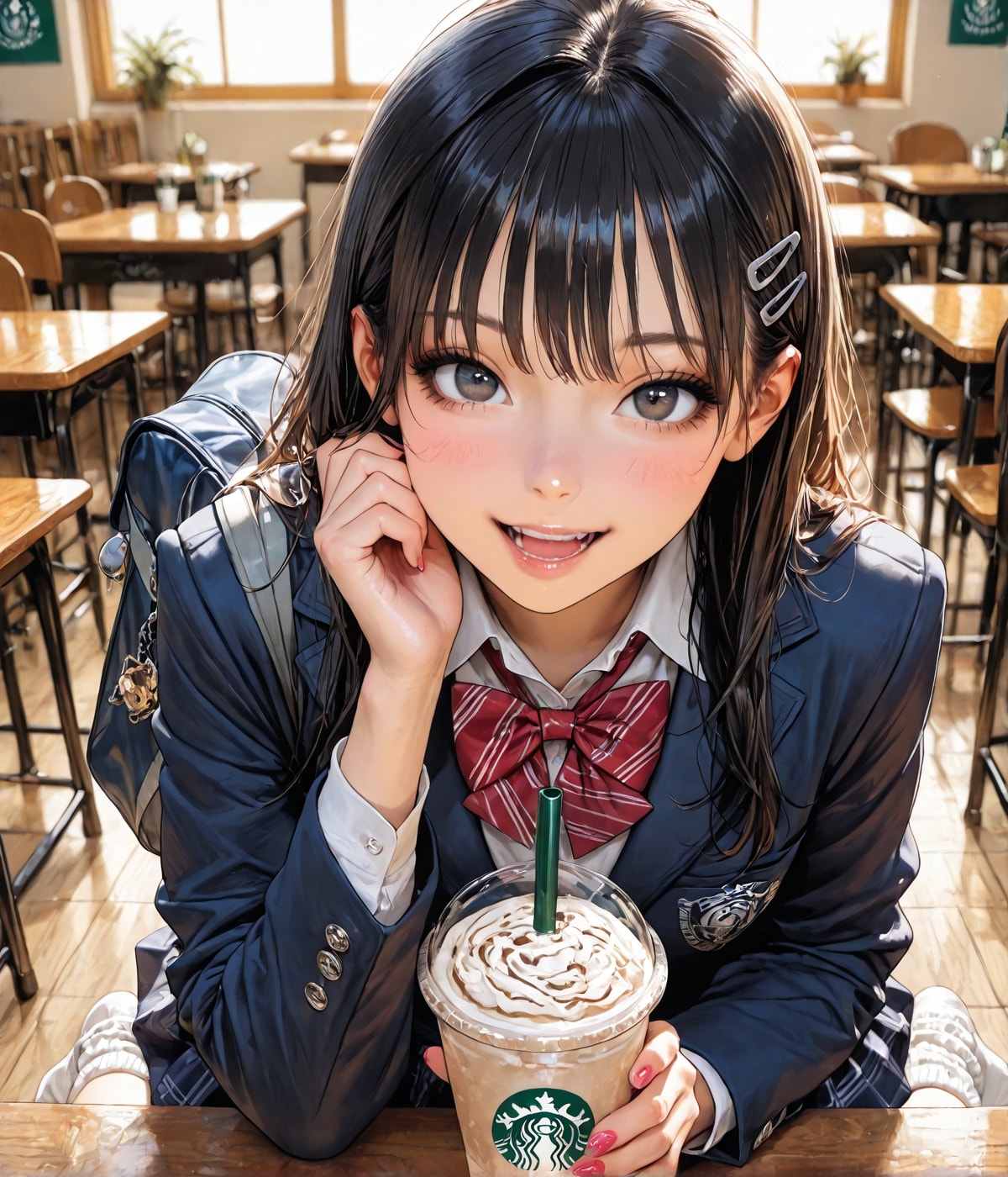 ギャルJK達の放課後😊 | の人気AIイラスト・グラビア