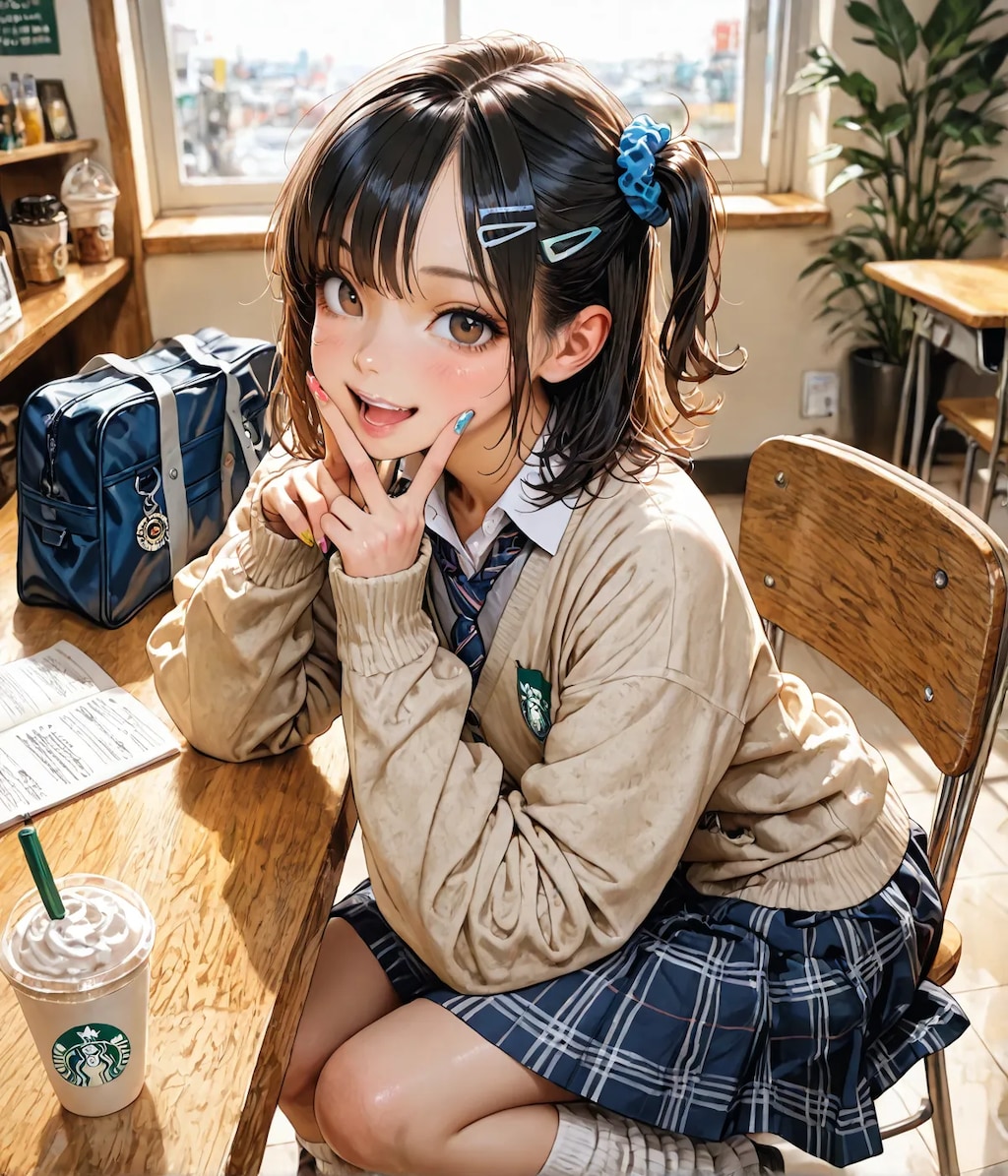 ギャルJK達の放課後😊