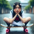 雨の瞑想2 7枚目