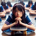 雨の瞑想2 4枚目