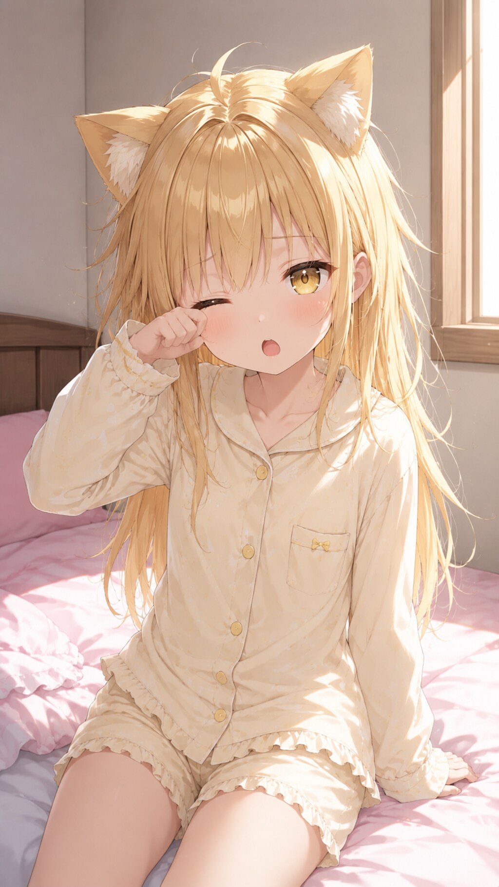 9/3 おはよ、陽菜だよ…まだ眠いよ〜Zzz